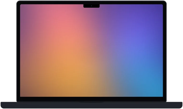 MacBook Air 13" mockup