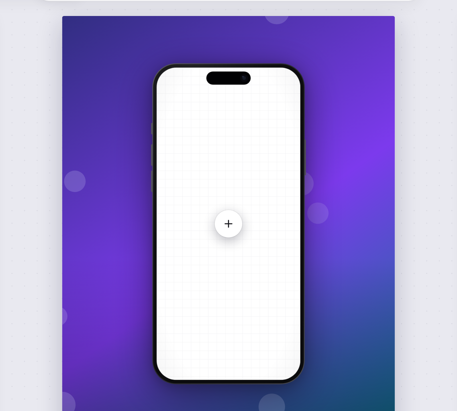 The MockFrame canvas with an empty iPhone frame and the add-screenshot button