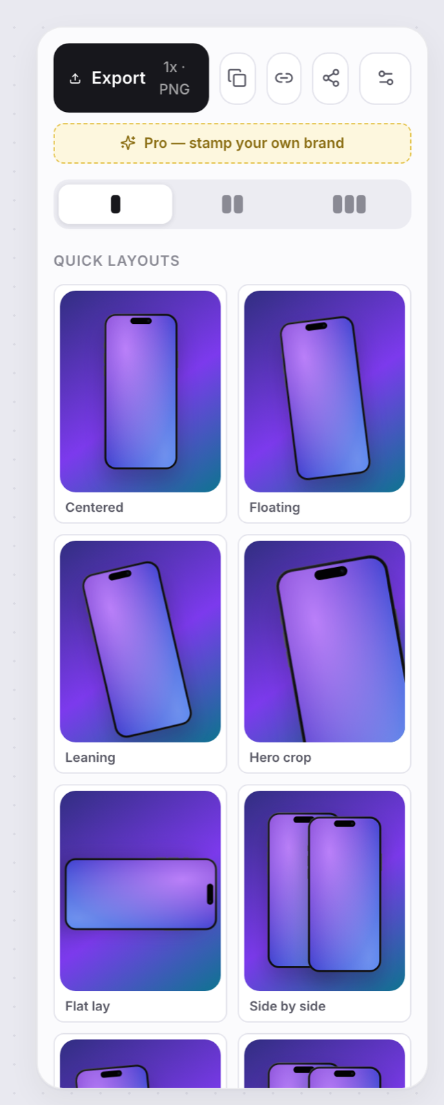 Saving a personal theme in the editor side panel
