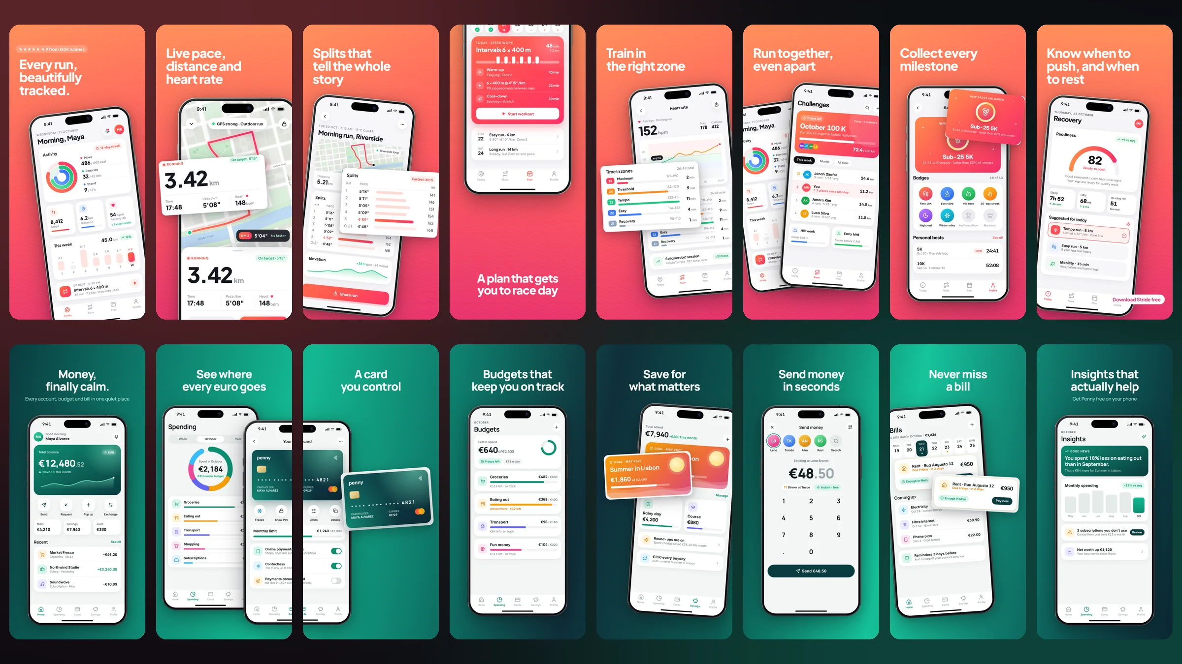 Ship App Store screenshots from a ready-made set: example screenshots