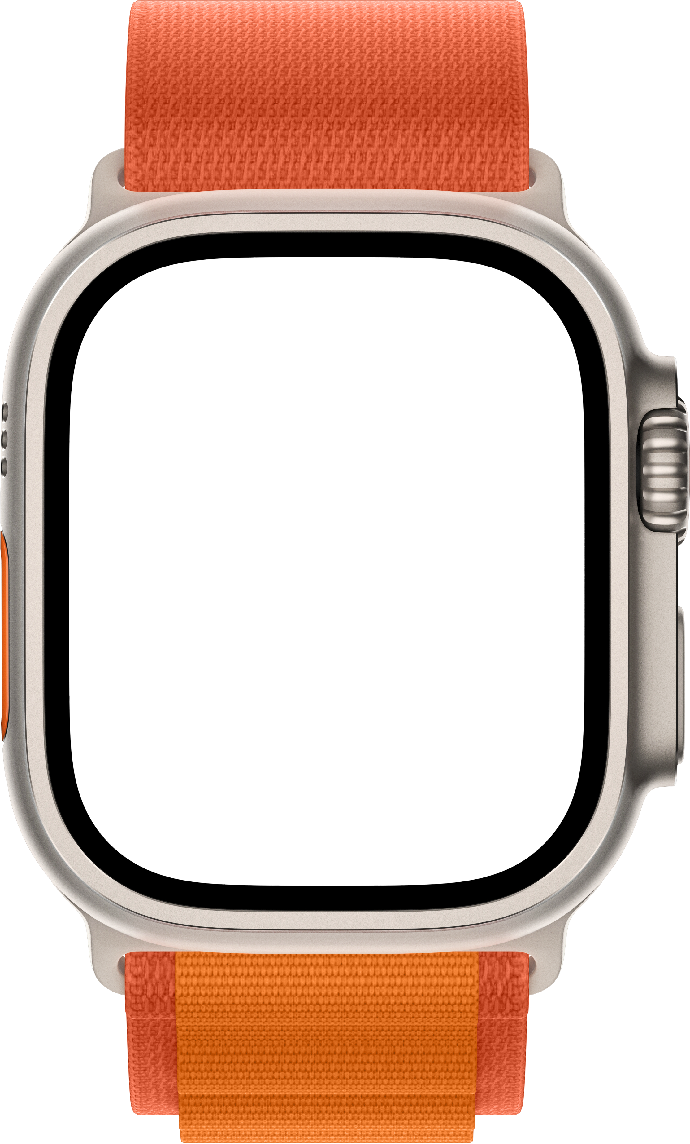 Apple Watch Ultra — Orange Alpine — Tall mockup