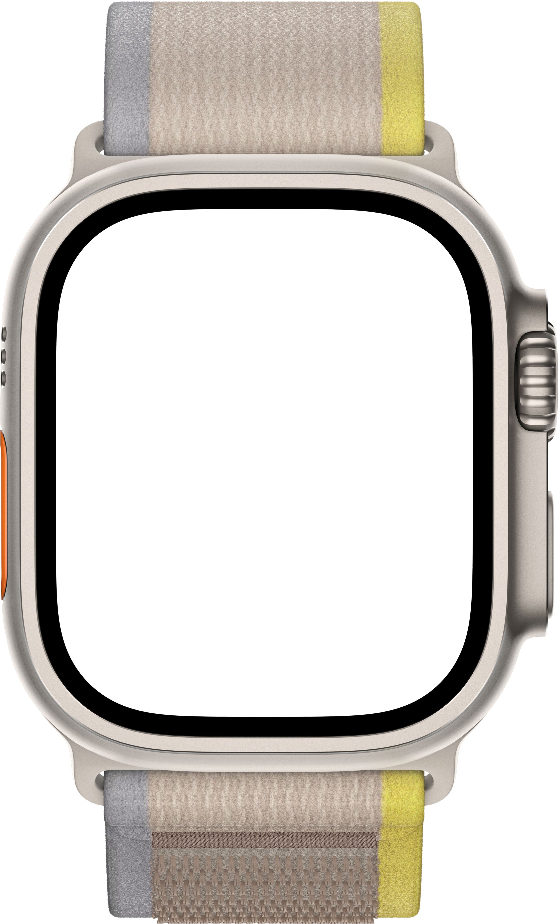 Apple Watch Ultra — Yellow Trail — Tall mockup