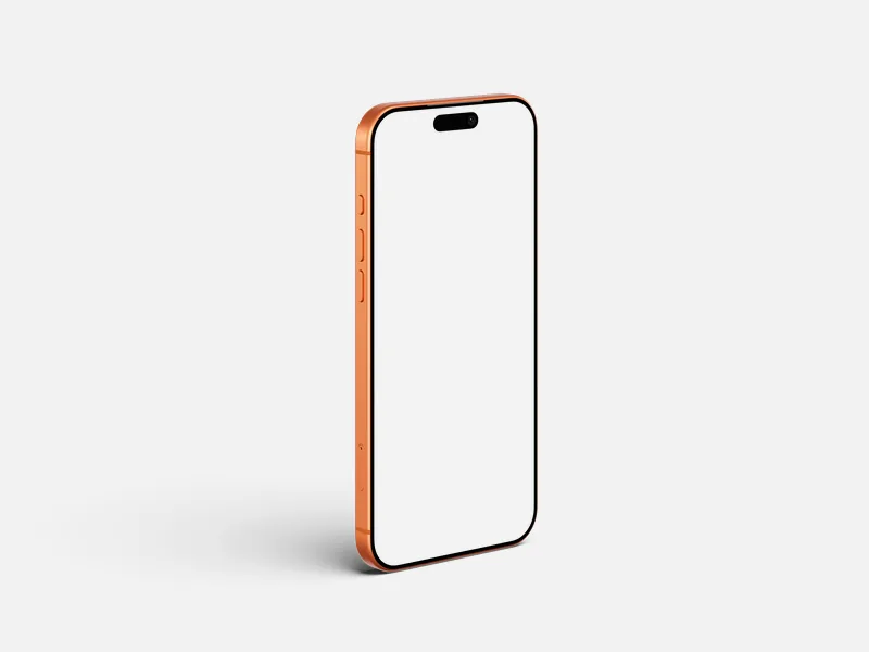 iPhone 17 — Side view mockup