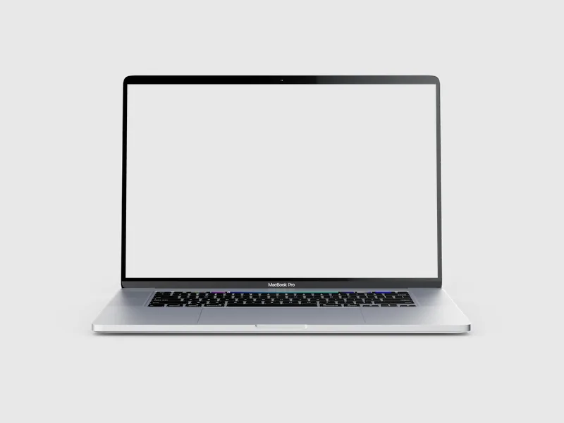 MacBook Pro — Front mockup
