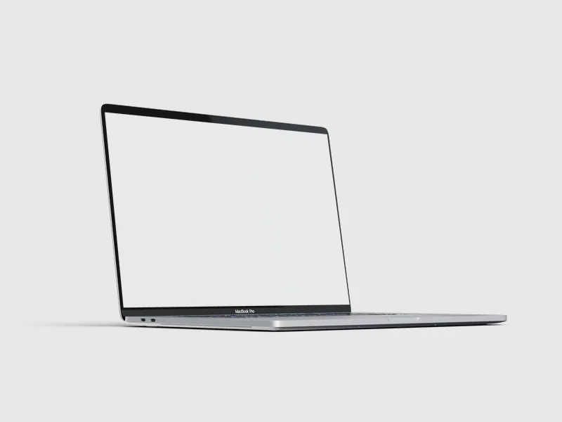 MacBook Pro — Side view mockup