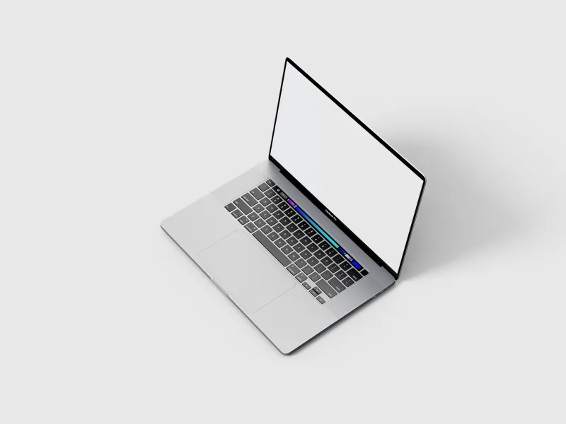 MacBook Pro — From above mockup