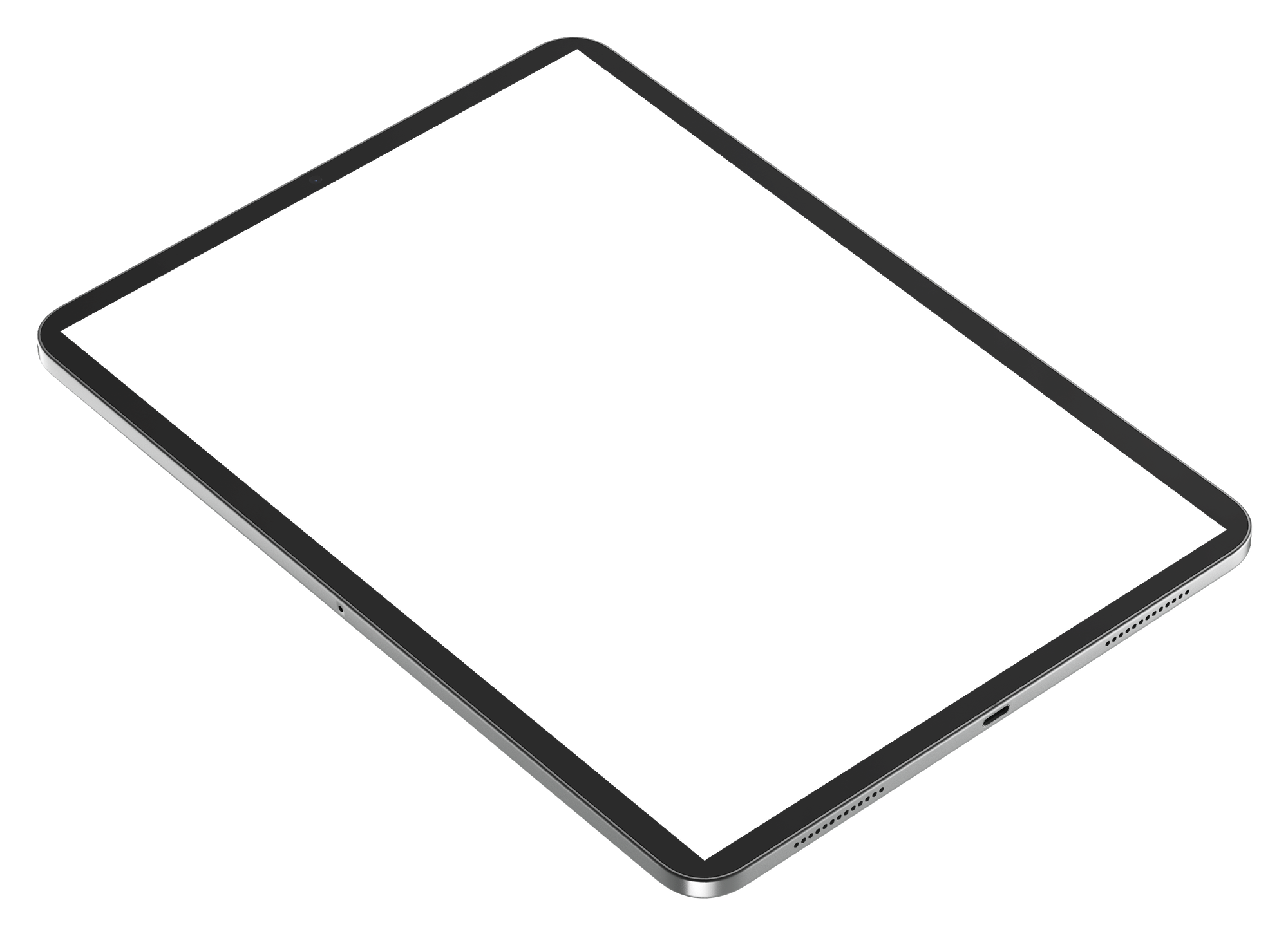 iPad — Angled mockup preview